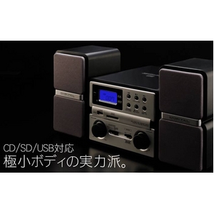 Dioconnect(ディオコネクト) 超小型SD/CDコンポ DCP-300BK