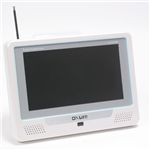 7インチポータブル防水テレビ LPT-67002 パールホワイト