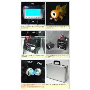 【期間限定特価】ciconia　7インチ液晶付水中カメラ