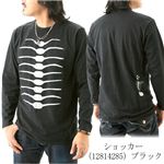 BANDAI ショッカースカルTシャツ　12814285 ブラック L