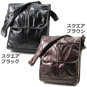 レザーショルダーバッグ 11519033 ブラウン