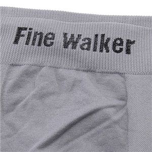FineWalker UVカット ボクサーパンツ 4枚組(ブラック2枚・グレー2枚)