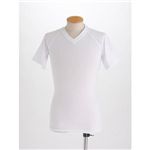 ファインウォーカ VネックTシャツ No.10803006 ホワイト L