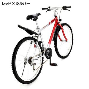 MYPALLAS（マイパラス） 自転車 M-32RS 26インチ レッド×シルバー （マウンテンバイク）