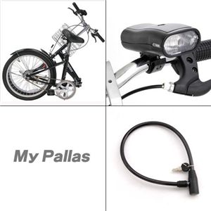 MY PALLAS（マイパラス）20インチ折り畳み自転車 　M-202BK ブラック