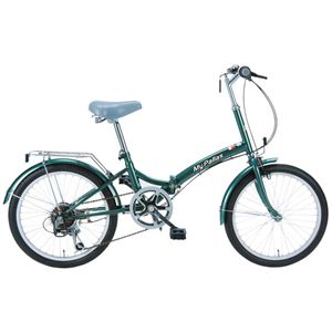 1:MYPALLAS(マイパラス) 折畳自転車20型6段 M-30GR グリーン