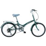 MYPALLAS（マイパラス） 折畳自転車20型6段 M-30GR グリーン