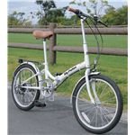 MYPALLAS（マイパラス） 折畳自転車20型6段 M-30W ホワイト