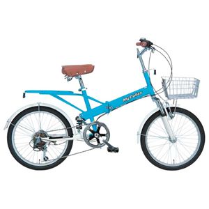 折りたたみ自転車専門通販サイト Mypallas マイパラス 折畳自転車型6段wサス M 60b Bw ブルーホワイト