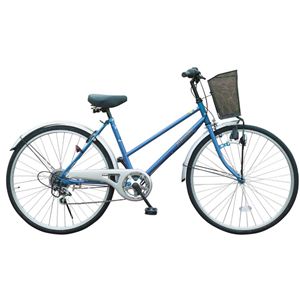 MYPALLAS（マイパラス） 自転車 M-501BL 26インチ 6段変速 ブルー （シティサイクル）