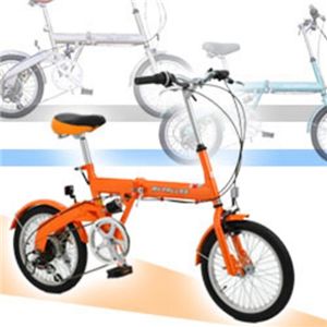 MY PALLAS(マイパラス) 折畳自転車16型6段ギア・リアサス M-09 ラスターオレンジ