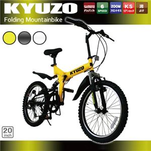 20インチ折畳自転車6段Ｗサス マットブラック