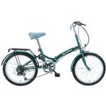MYPALLAS（マイパラス） M-30 折畳自転車20・6SP モスグリーン