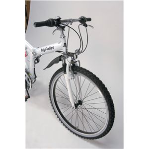 2:マイパラス M-630 折畳ＭＴＢ26型・18ＳＰ・Ｗサス ダークオレンジブラック