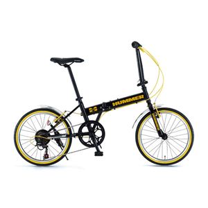 HUMMER(ハマー) 折りたたみ自転車自転車 20インチ FDB207 ブラック HUMMER(ハマー) 折り畳み自転車 20インチ FDB207 ブラック