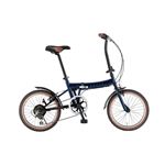 Rover（ローバー） 折畳自転車 FDB186 18インチ ネイビー