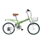 折畳自転車20型6段Wサス