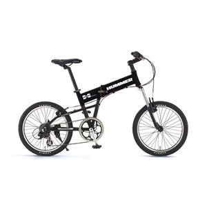 【送料無料】HUMMER（ハマー） 折り畳み FDB207F-sus 20インチ ブラック