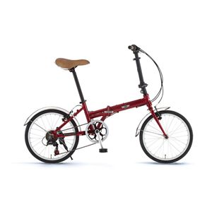 Mini(ミニ) 折り畳み自転車 AL-FDB207 レッド