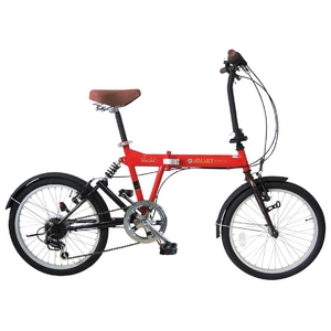 MYPALLAS（マイパラス） 折りたたみ自転車 SC-07OR オレンジ 20インチ 6段変速 リアサス