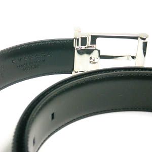 BVLGARI(�u���K��)  #22205  Man Belt Printed Calf Black/P