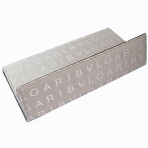 BVLGARI(ブルガリ)　#22248 Woman wallet long treble 16 CC Lettere fabric beige/pigskin chocolate/P