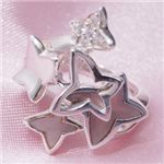 Folli Follie(フォリフォリ) シルバーリング バタフライモチーフ 3R5S142CP (#52) 11号