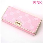 Folli Follie（フォリフォリ）　ジャカード長財布　WA7M011SP/Pink