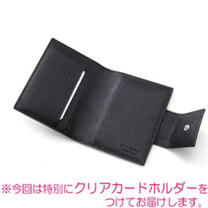 BVLGARI 20194 マルチホルダー クリアカードポケット12枚分付