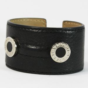 BVLGARI/ブルガリ # 23518 Cuff bracelet Large Twist deer black /P.