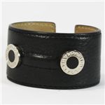 BVLGARI/uK # 23518 Cuff bracelet Large Twist deer black /P.