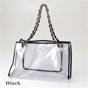 CHANEL（シャネル）　シースルーバッグ A34685 ブラック