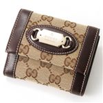 GUCCI（グッチ） Wホック財布 146198 9643・Cacao