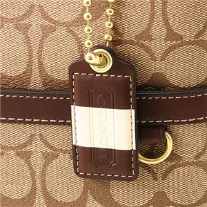 COACH トートバッグ ヘリテージストライプ 12358 BKHMA