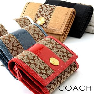 COACH　折り財布　エルゴ