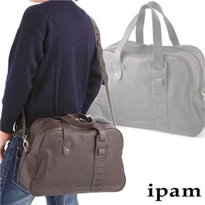 ipam レザーボストン　 BLACK