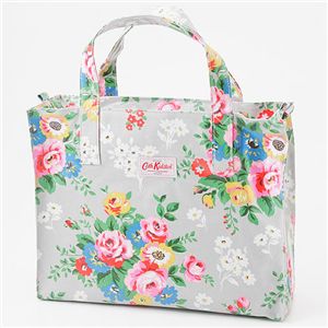 Cath Kidston(キャスキッドソン) オイルクロスキャリーオールバッグ 253833・Rose Bunch Stone