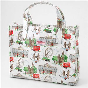 Cath Kidston(キャスキッドソン) オイルクロスキャリーオールバッグ 254939・London White