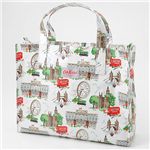Cath Kidston(キャスキッドソン) オイルクロスキャリーオールバッグ 254939・London White