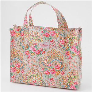 Cath Kidston(キャスキッドソン) オイルクロスキャリーオールバッグ 254953・Paisley Stone