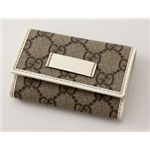 GUCCI(グッチ) キーケース JOY 203574 FP1KG 9761・Ebony×MistyWhite