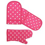 Cath kidston(キャスキッドソン) Double Oven Glove&Oven Mittセット Spot/Cherry