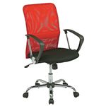 メッシュバックチェアー HF-78RD レッド