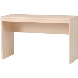 シンプルデスク/PCデスク 幅120cm×奥行45cm×高さ72.5cm DE-1245NA ナチュラル