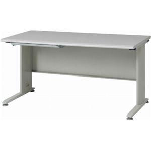 パソコンデスク/平机140 引き出し収納付き 幅140cm×奥行70cm KH140 ホワイト（白）