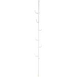 つっぱりポールハンガー スチール 幅30cm×奥行30cm×高さ216〜270cm ホワイト（白）
