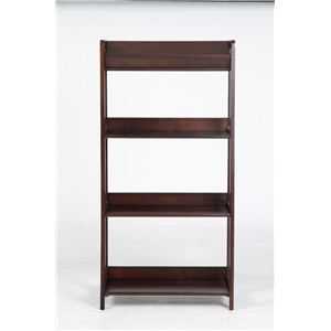 2WAYシェルフ4段(オープンラック) 【Cappuccino】 幅63.5cm×奥行30cm HO-SH6312 ダークブラウン