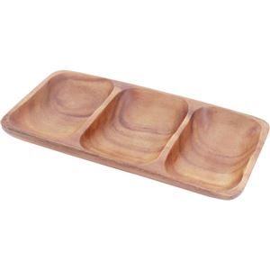 アカシアレクタングルトレーM 仕切付