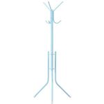 キッズパイプポールハンガー スチール 幅50cm×奥行50cm×高さ130cm ブルー（青） ［子供部屋/キッズ用家具］