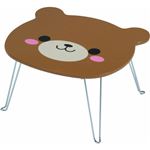 アニマルミニテーブル(サイドテーブル) 【くま柄】 幅34cm×奥行30cm×高さ19.5cm